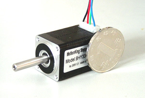 MotionKing Stepper Motors, 8H2A, 2-Phase Stepper Motor -20mm